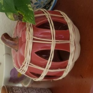 Halloween pumpkin candle cover fall decor